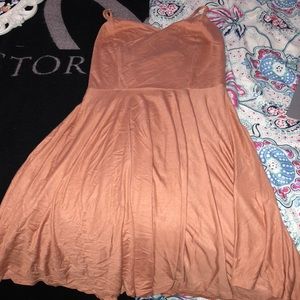 Nude Skater Dress